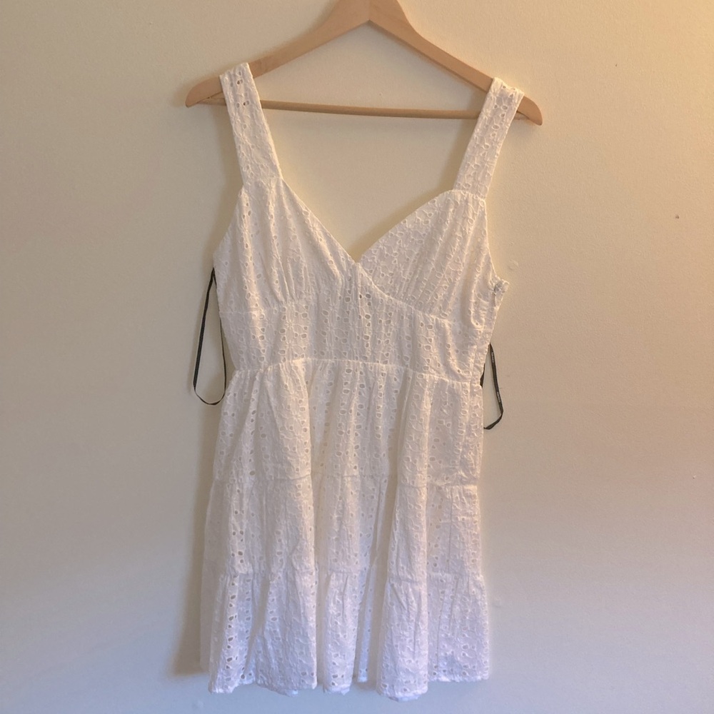 Women’s Forever 21 Eyelet Mini Dress
